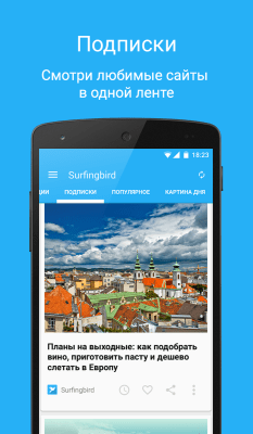 Screenshot of the application Surfingbird - #5