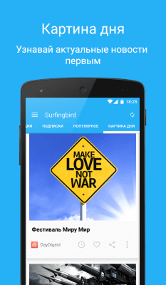 Screenshot of the application Surfingbird - #6