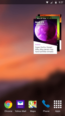 Screenshot of the application Yahoo News Digest - #7