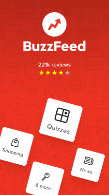 Screenshot of the application BuzzFeed - #1