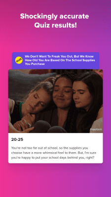 Screenshot of the application BuzzFeed - #3