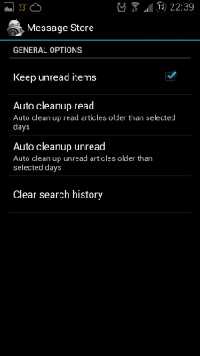 Screenshot of the application OmegaDroid - #7