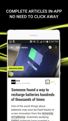 Screenshot of the application Appy Geek - Technology News - #2