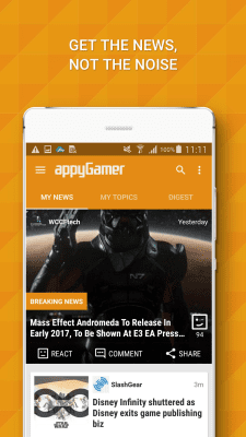 Screenshot of the application Appy Gamer – Games news - #4