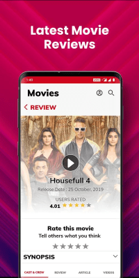 Screenshot of the application Bollywood Hungama - #2