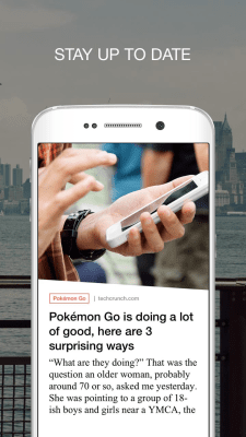 Screenshot of the application Newsbot: current news - #4