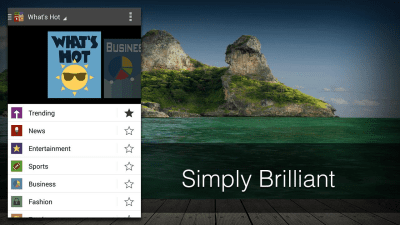 Screenshot of the application Express News - #3