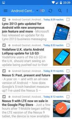 Screenshot of the application gReader | Feedly | News |  RSS - #3