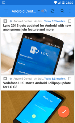 Screenshot of the application gReader | Feedly | News |  RSS - #5