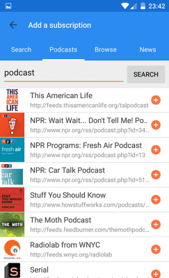 Screenshot of the application gReader | Feedly | News |  RSS - #6