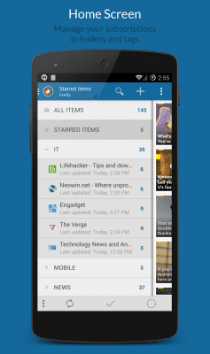 Screenshot of the application News+ | Google News RSS Reader - #1