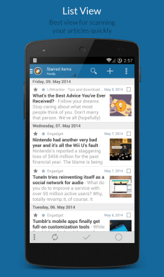 Screenshot of the application News+ | Google News RSS Reader - #3