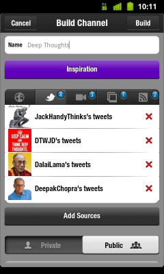 Screenshot of the application ChannelCaster: Social News - #6