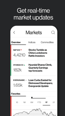 Screenshot of the application Bloomberg: Market & Financial News - #7