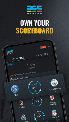 Screenshot of the application 365Scores - #1