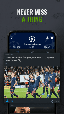 Screenshot of the application 365Scores - #8