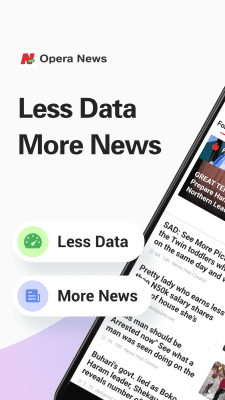 Screenshot of the application Opera News Lite - #1