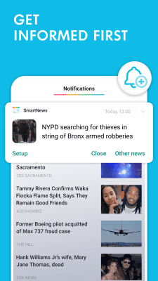 Screenshot of the application SmartNews - #5