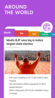 Screenshot of the application SmartNews - #6