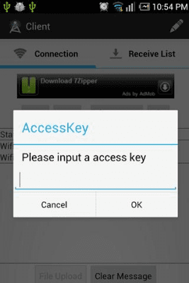 Screenshot of the application Transporter (WiFi File Share) - #3