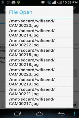 Screenshot of the application Transporter (WiFi File Share) - #5