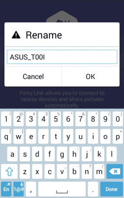 Screenshot of the application ASUS Party Link - #2