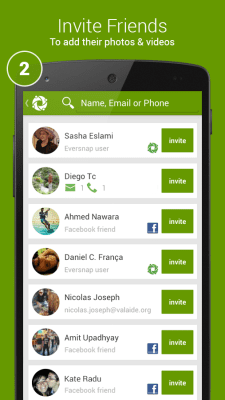 Screenshot of the application Eversnap, events, weddings - #4