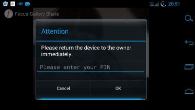 Screenshot of the application Focus - photo sharing - #3