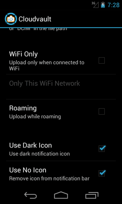 Screenshot of the application CloudVault Photo Uploader - #4