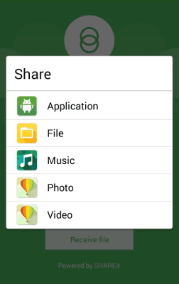 Screenshot of the application Share Link - #2
