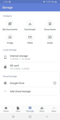 Screenshot of the application Hancom Space - #7