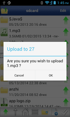 Screenshot of the application My WebDAV(WebDAV Client) - #3