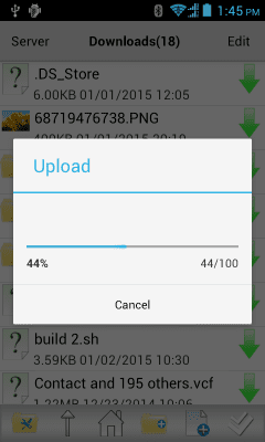Screenshot of the application My WebDAV(WebDAV Client) - #4