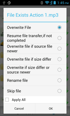 Screenshot of the application My WebDAV(WebDAV Client) - #6