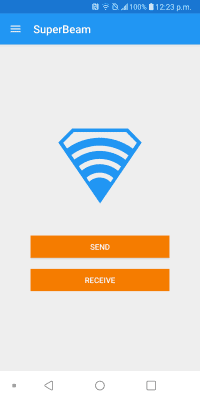 Screenshot of the application SuperBeam | WiFi Direct Share - #1