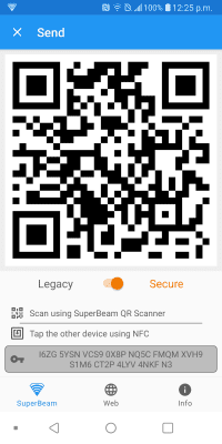 Screenshot of the application SuperBeam | WiFi Direct Share - #4