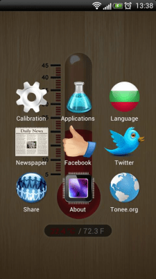 Screenshot of the application Thermo (thermometer) - #2