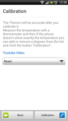 Screenshot of the application Thermo (thermometer) - #3