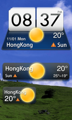 Screenshot of the application MIUI Style GO Weather EX - #1