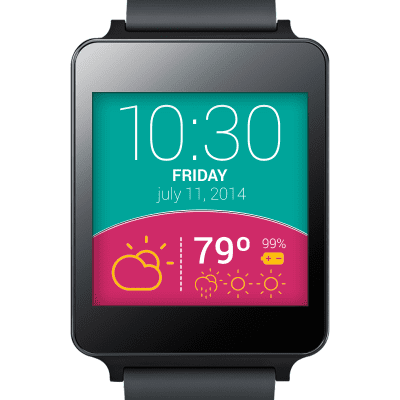 Screenshot of the application Weather Wear Watch Face - #4