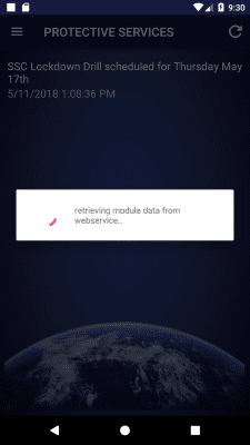 Screenshot of the application SSC Site Status - #5