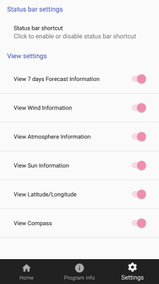 Screenshot of the application My Location and Compass, Weather - #6