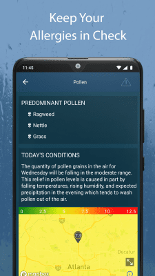 Screenshot of the application WeatherBug - #7
