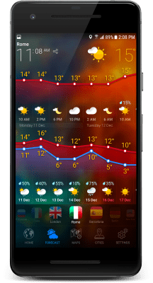 Screenshot of the application 3D Earth - #3
