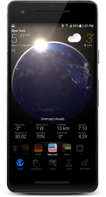 Screenshot of the application 3D Earth - #5