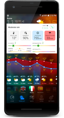 Screenshot of the application 3D Earth - #7