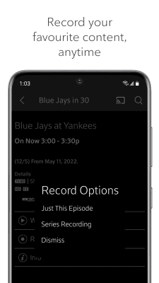 Screenshot of the application Ignite TV - #5