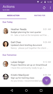 Screenshot of the application HCL Verse (formerly IBM Verse) - #5