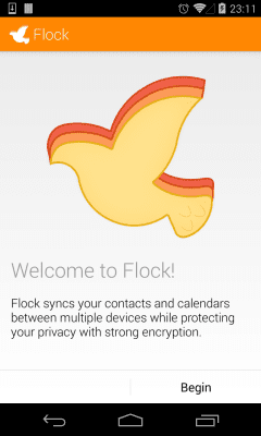 Screenshot of the application Flock - #1