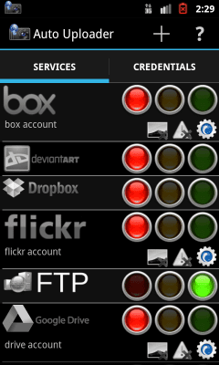 Screenshot of the application Auto Uploader - DISCONTINUED - #1